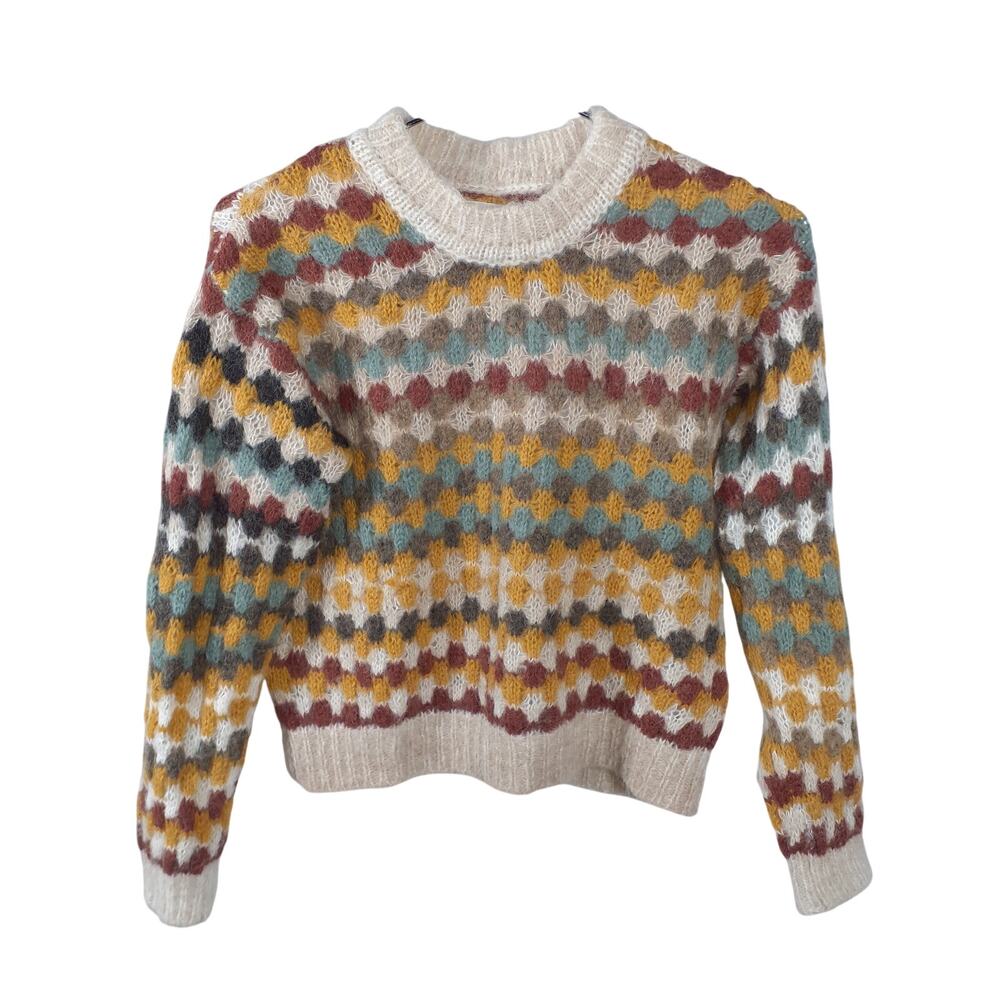 Ba&sh Cozy Multicolor Wade Size 0 Sweater - Picture 2 of 5